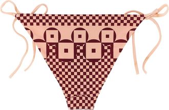 Fendi Micro Patchwork Lycra Bikini Briefs - Pink