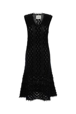 Jil Sander Abito In Cotone Nero
