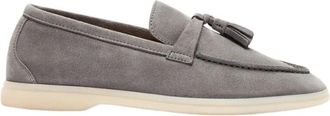 Scarosso Leandra Loafers - Dames - Loafers - Grijs - 38 1/2 EU - Su&egrave;de - Schoenen