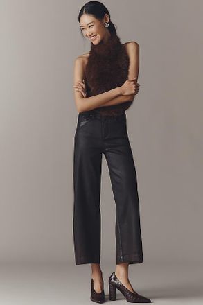 Paige Anessa High-Rise Crop Wide-Leg Jeans