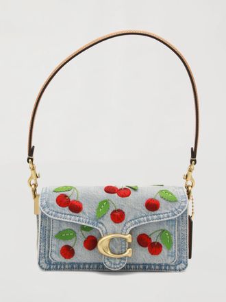 Coach Borsa Tabby Coach in denim con ricami