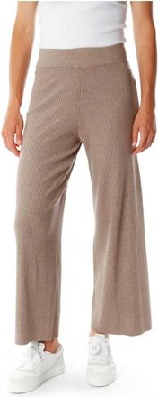 Drykorn Broeken, Dames, Beige, S, Wide Broeken