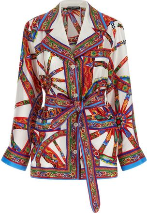 Dolce & Gabbana Multicolor Relaxed Printed Shirt