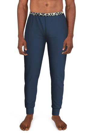 Tom Tailor Pyjamahose TOM TAILOR Br&uuml;gge, Herren, Gr. 48S, N-Gr, blau (blau, dunkel, uni), Single Jersey, Obermaterial: 60% Baumwolle, 40% Polyester, unifarben, b