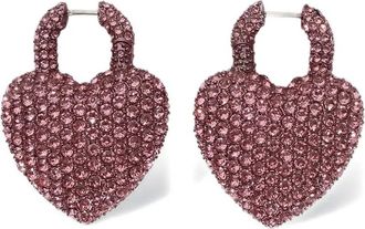 Balenciaga Orecchini Minnie XL con cristalli - Rosa