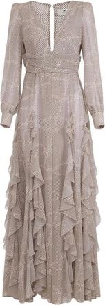Elisabetta Franchi Mujer, Vestidos, Gris, Talla: M