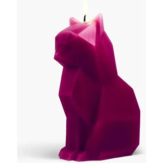 54 Celsius PyroPet Kisa Cat Candle in Burgundy at Nordstrom