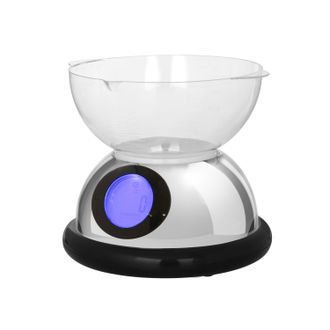 KASANOVA Bilancia da cucina digitale nera con ciotola Luca Trazzi
