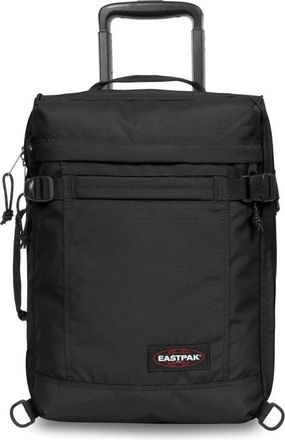 Eastpak Stijlvolle Rugzak met Trolleyband - Heren - Handbagage koffer - Zwart - ONE Size - Koffers