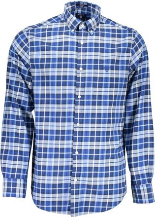GANT Heren, Overhemden, Blauw, Maat: S