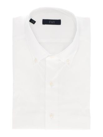 Fay Button Down Stretch Cotton Shirt