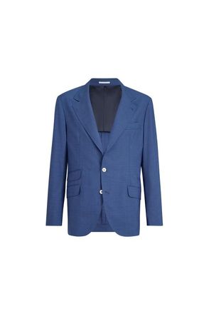 Brunello Cucinelli Deconstructed Cavallo blazer in Royale Blue at Nordstrom, Size 46 It