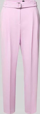 HUGO BOSS Regular Fit Schmale Hose mit G&uuml;rtel Modell TAPIAH in Pink, Gr&ouml;&szlig;e 46