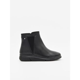 Purapiel Wedge Enkelboot Bro11 Zwart