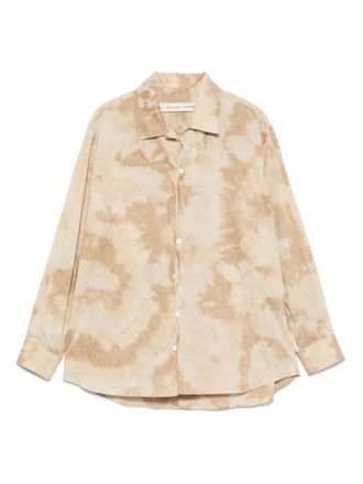 A Tentative Atelier tie-dye shirt - men - Cotton - 52 - Neutrals