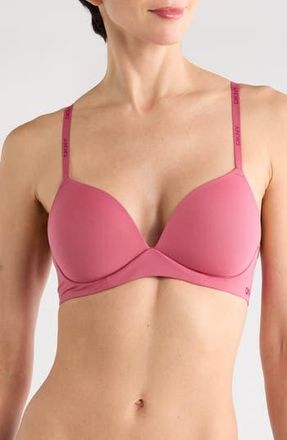 DKNY Wireless T-Shirt Bra in Dark Rose at Nordstrom Rack, Size 34C
