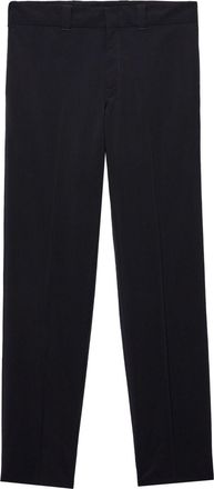 Prada triangle-logo trousers - Black