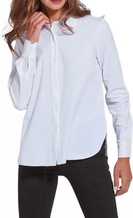 Lyssé Connie Button Down Shirt In White