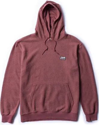 Vissla Mens Solid Sets Eco Po Hoodie Red XL