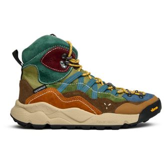 Flower Mountain Womens Bankei Trainers - Multicolour Suede - Size UK 6
