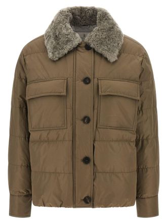Brunello Cucinelli Monile Sherling Down Jacket