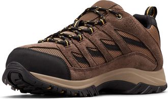 Columbia Mens Crestwood, Low Rise Trekking and Hiking Shoes, Dark Brown/Baker, 10.5 Regular