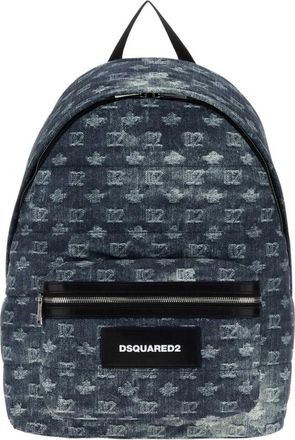 Dsquared2 Rugzak - Heren - Rugzakken - Blauw - ONE Size - Tassen