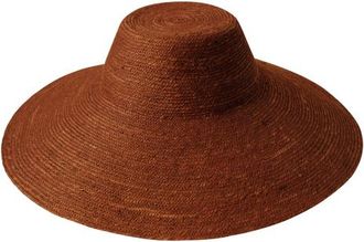 Brunna.Co The Riri Jute Handwoven Straw Hat in Burnt Sienna at Nordstrom, Size Medium