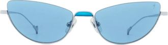 Eyepetizer Occhiali da sole Odaiba cat-eye - Blu