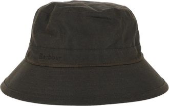 Barbour Wax Bucket Hat - unisex - Hoeden - Groen - XL - Accessoires
