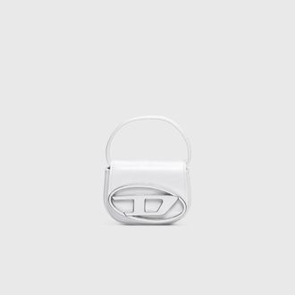 Diesel 1DR XS-Iconic mini bag with D logo plaque - Handbags - Woman - White