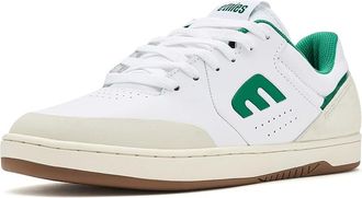 Etnies Marana Mens Skate Shoes White/White/Green : 10.5 D - Medium, Suede/Textile