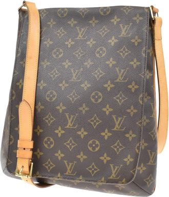 Louis Vuitton Musette Perforated Monogram Canvas Brown Canvas Handbag (Pre-Owned)