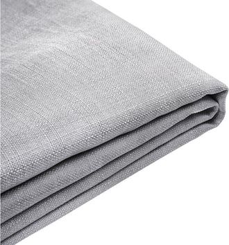 Beliani Funda Para Estructura De Cama 120 X 200 Cm Funda Adicional De Tela Tapicer&iacute;a Extra&iacute;ble Gris Claro Fitou