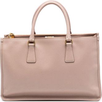 Prada Pre-owned Prada Saffiano Lux Double Zip Frame Tote Ladies YBA6WJJGRBYBW8AG