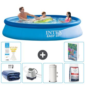 Intex Piscina Easy Set Redonda - 366x76 Cm - 7-piezas S155