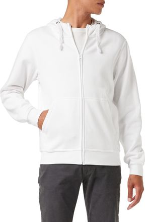 Clique Clique Mens Basic Full Zip Hoody, White, Large (Size: L)