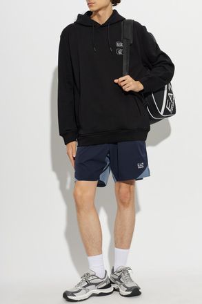 Emporio Armani Hoodie, Mens, Black