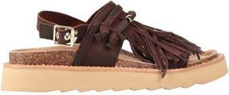 Colors Of California LEATHER SANDAL FRINGES