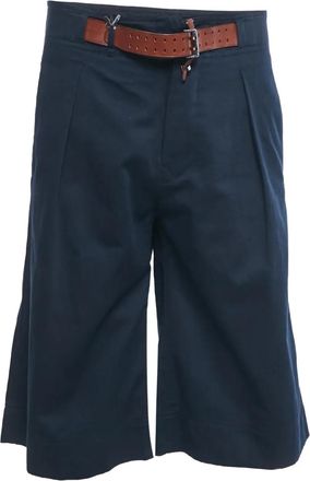 Roberto Cavalli Shorts con cintura - Blu