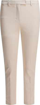 Max Mara Trousers Bianco-Donna