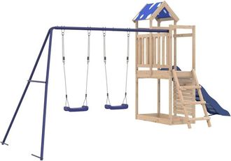 vidaXL Parque Infantil De Exterior De Madera Maciza De Pino Vidaxl