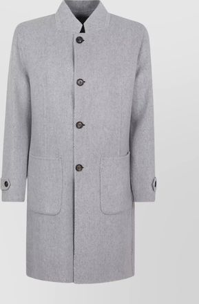 Eleventy coat reversible front pockets