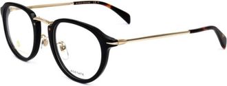 Eyewear by David Beckham Ovale Optische Bril - unisex - Brillen - Zwart - 49 MM - Accessoires