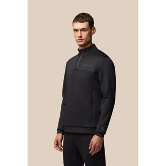 Castore Scuba 1/4 Zip Mens Black Sweatshirt - Size Medium