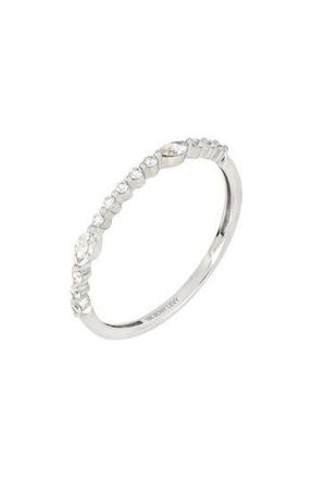 Bony Levy Maya 18K White Gold Diamond Stackable Ring at Nordstrom Rack, Size 7