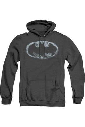 Gildan Batman Smoke Signal Adult Heather Hoodie / Hooded Sweatshirt