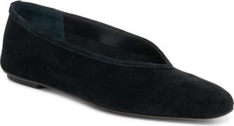 Dolce Vita Caret Flat in Onyx Suede at Nordstrom, Size 7.5