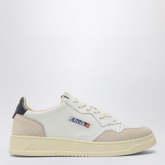 Autry Medalist white/blue leather trainer