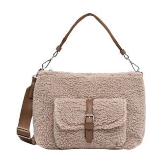 Marc O'Polo Crossbody tas - Dames - Tassen - Beige - Maat: ONE Size Zijde